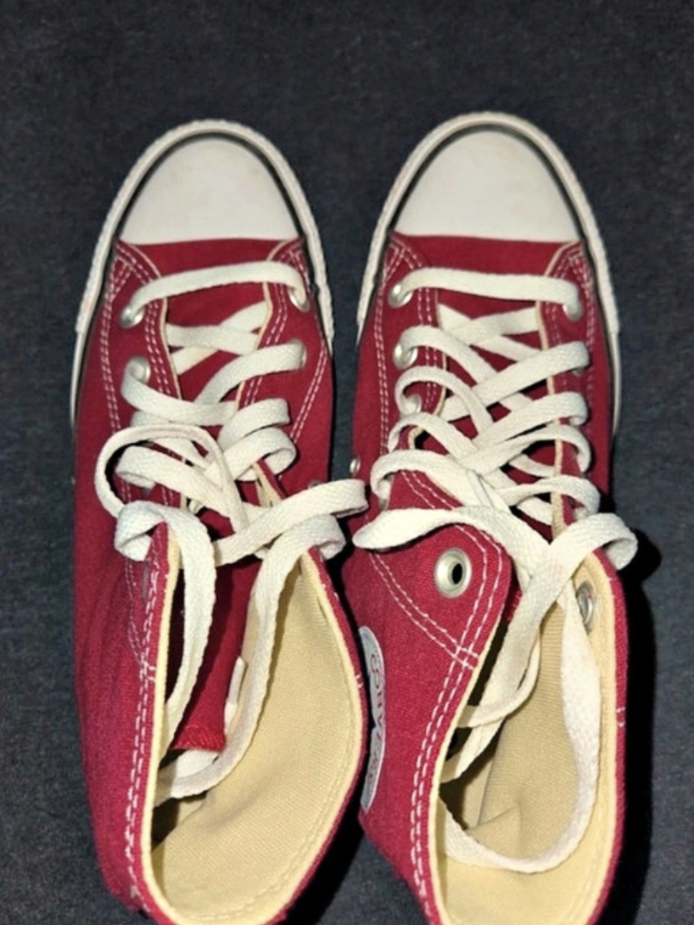 Converse Chuck Taylor All Star Red Canvas Sneakers Women's US 5.5